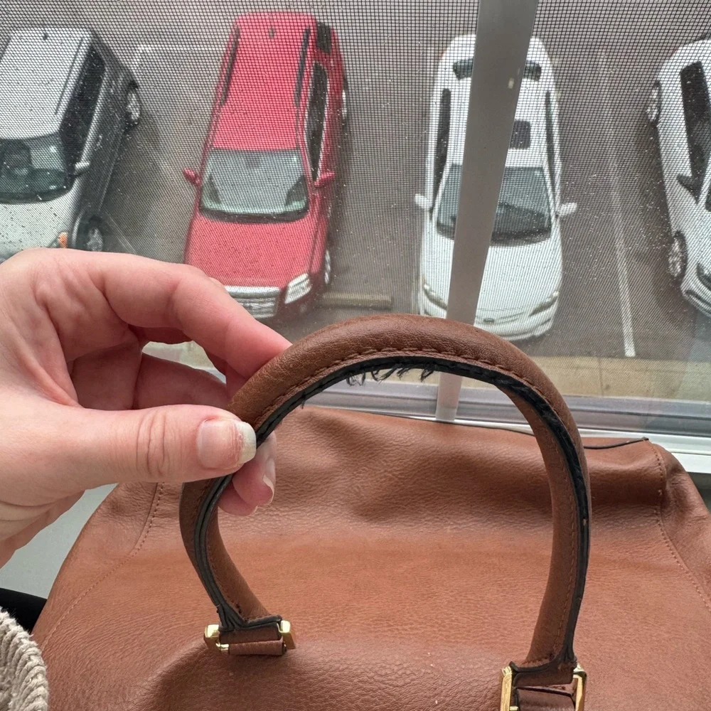 Steve Madden Brown Leather Handbag - Picture 8 of 10